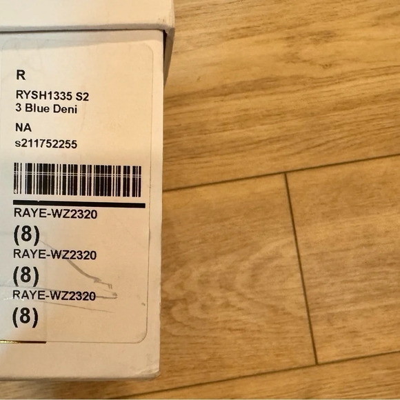 RAYE Women’s Blue Denim Posh Sandal Size 8 - Picture 14 of 14